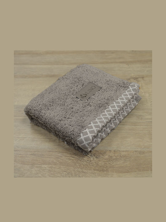 Lino Home Prosop de mână Marley 30x50cm. Mocha Greutate 600gr/m²