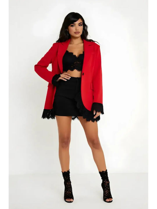 Mezzo Mezzo Damen Blazer Red