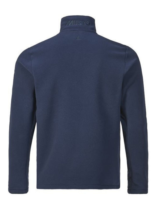 Men's Fleece Cardigan Navy Blue