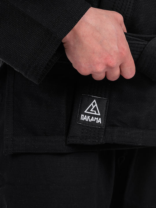 Nakama Uniform Brasilianisches Jiu Jitsu Schwarz
