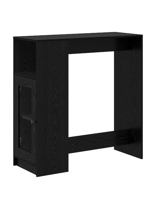 Table Bar Wooden Black Beech 101x40x103.5cm