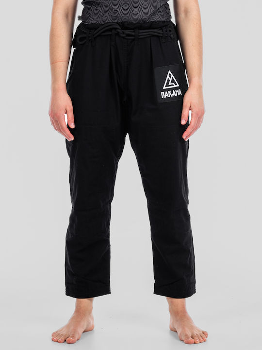 Nakama Uniform Brasilianisches Jiu Jitsu Schwarz