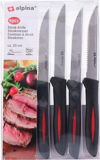 Alpina Appliances Cuțite Friptură din Oțel Inoxidabil 23cm 23buc
