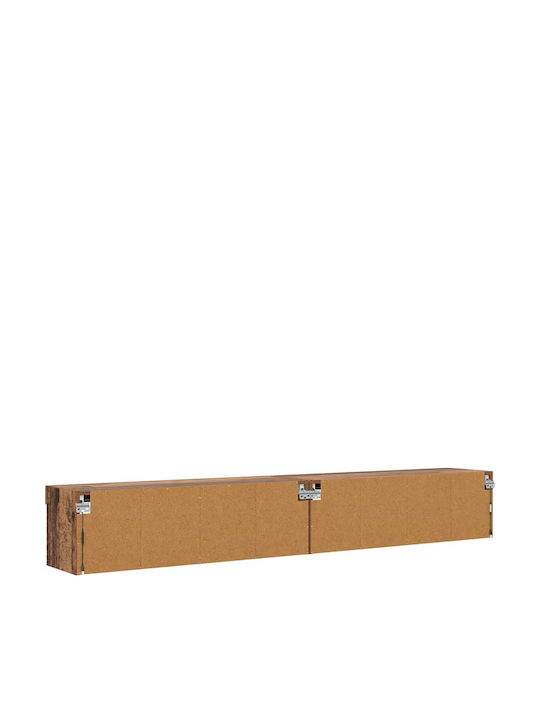 Living Room TV Unit with Lighting Old Wood L100xW30xH30cm