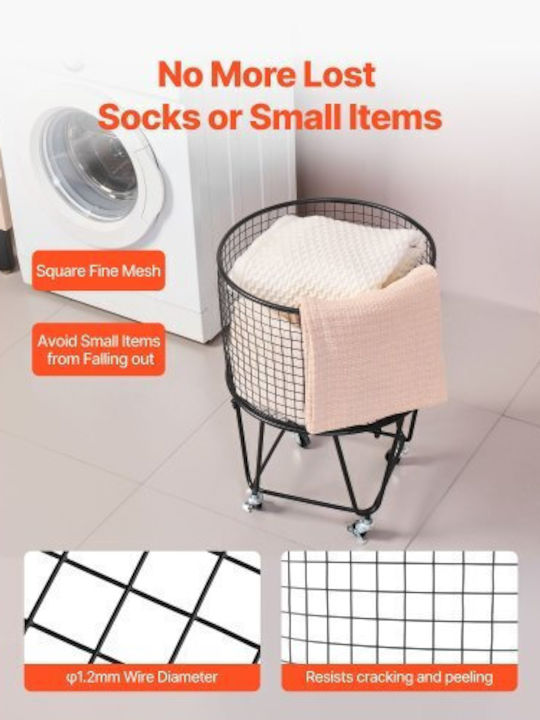 Vevor Laundry Basket Metallic White