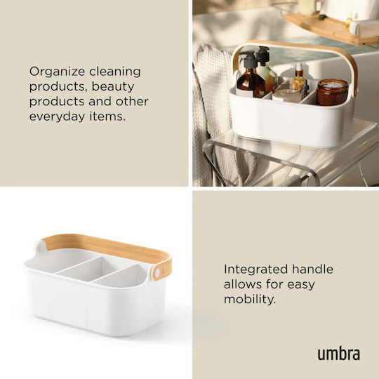 Umbra Organizator Auto De Cosmetice Alb Bellwood