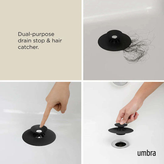 Umbra Flex Φίλτρο Νεροχύτη Μαύρο