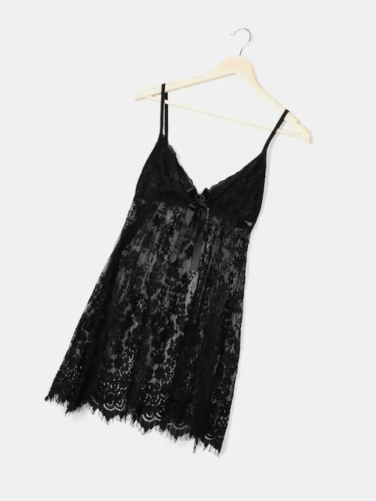 Σετ Babydoll Ρόμπα Δαντέλα Μέγεθος One Size