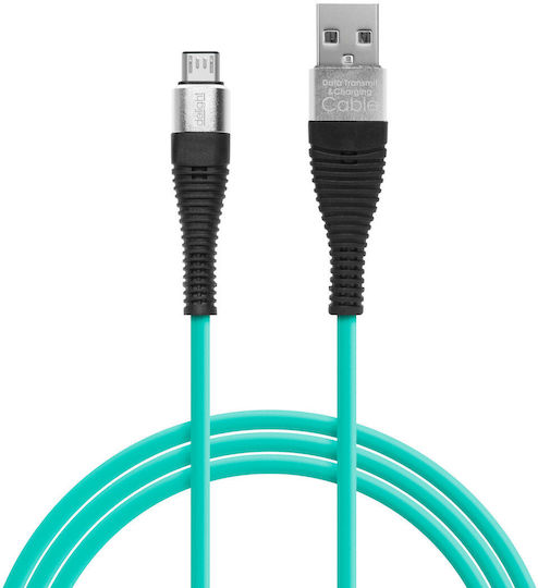 Delight Data Кабел – Микро USB Силиконово Покритие 4 Цвята 2 М