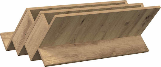 vidaXL Θήκη Περιοδικών Ξύλινη Καφέ 53x28.5x65εκ.