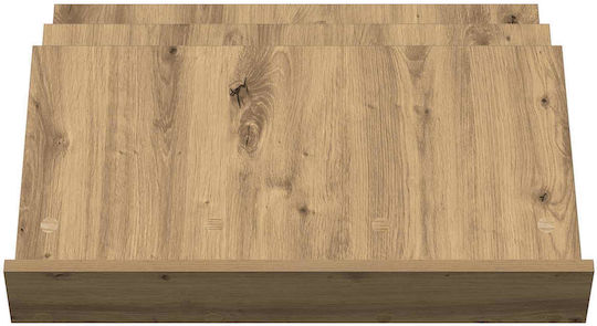 vidaXL Θήκη Περιοδικών Ξύλινη Καφέ 53x28.5x65εκ.