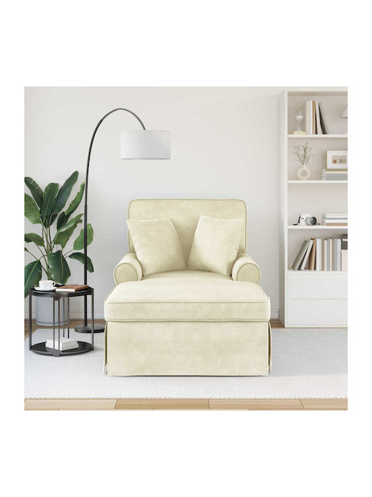 Modern Beige Recliner