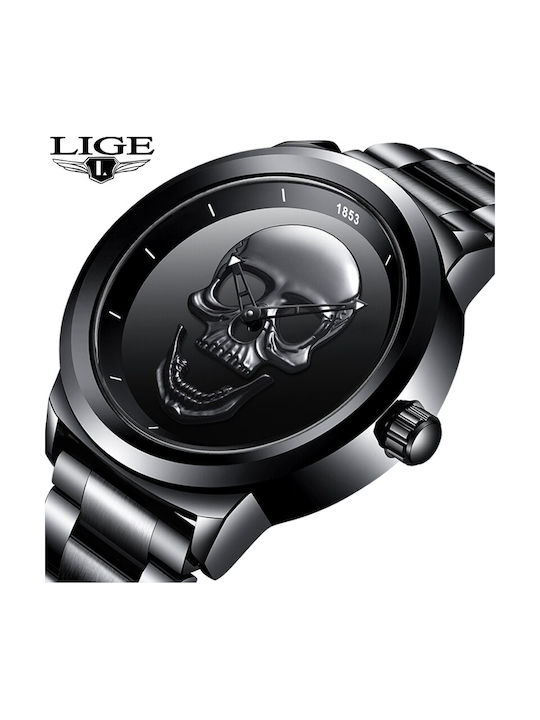 Lige Uhr Batterie mit Metallarmband