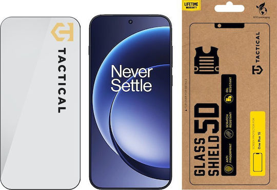 Tactical 5D 0.33mm Tempered Glass Μαύρο (OnePlus 15)