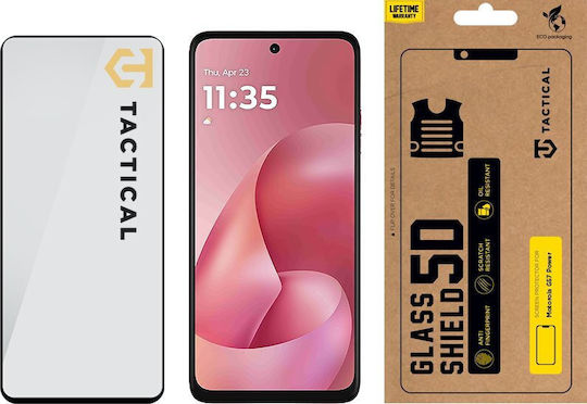Tactical 5D 0.33mm Tempered Glass (Motorola Moto G57 Power)