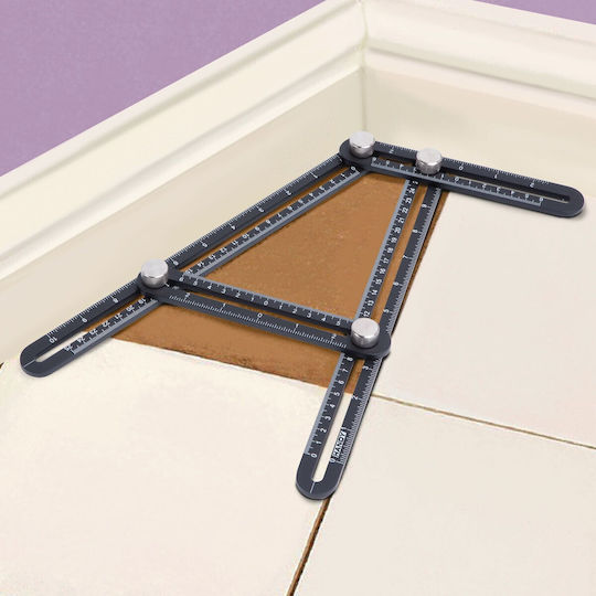 Metal Square Ruler Angle Copier 31 X 18 Cm