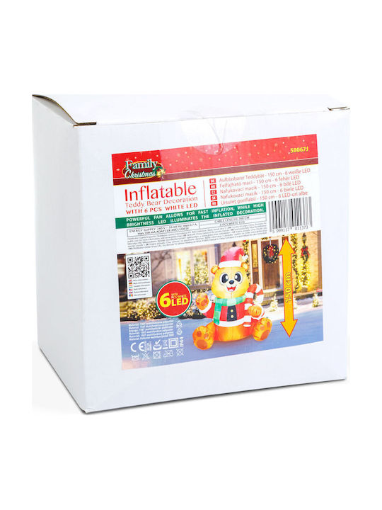 Ursuleț Gonflabil 150 Cm Ip44 6 Leduri 100 240 V