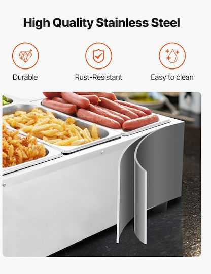 Vevor Heating Buffet Tray / Plate Surface 1500W
