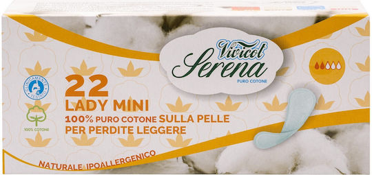 Protej Natural Cotton Panty Liners Normal 2 Drops 22 Pcs Vivicot Serena Lady