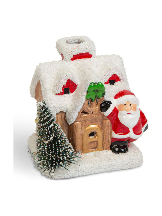 Alista Home Crăciunescă Iluminată Decorativă Scenă Albă 8.5x8x6cm.