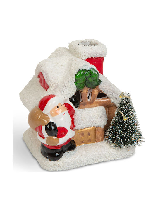 Alista Home Crăciunescă Iluminată Decorativă Scenă Albă 8.5x8x6cm.