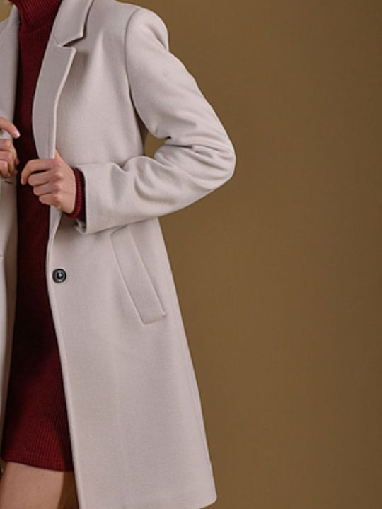 Women's Vanilla Peacoat