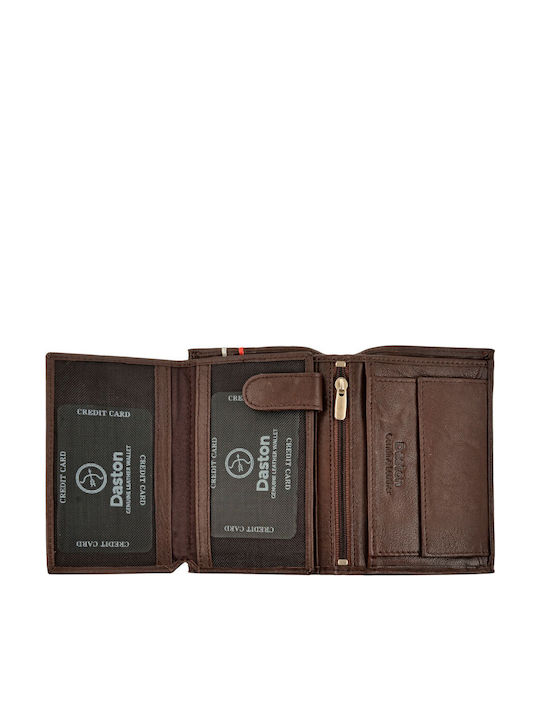 Leather Men's Wallet Classic with RFID Brown
