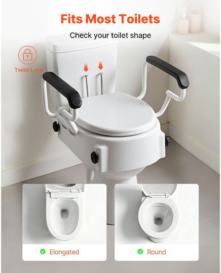 Vevor Ανυψωτικό Κάθισμα Τουαλέτας 56cm FSSFSJGMTZDDNO6QU001V0