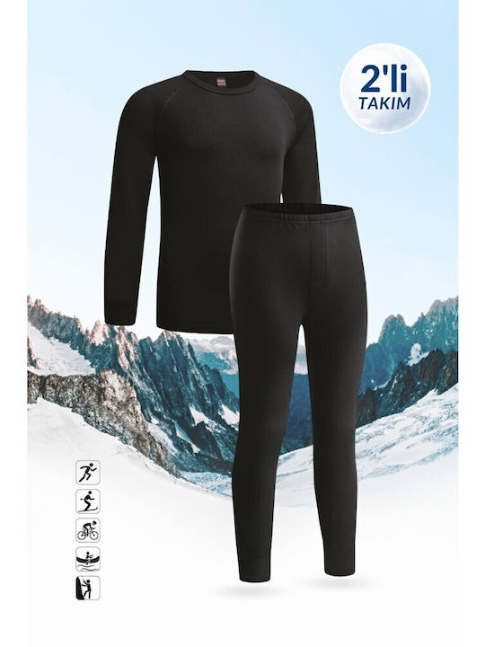Berrak Herren Thermo Langarmshirt Schwarz