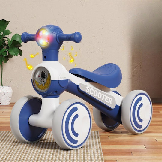 Invincio Проходилка Ride On със Звуци Синя