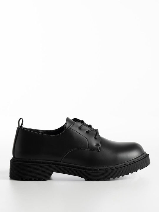 Γυναικεία Oxfords σε Μαύρο Χρώμα