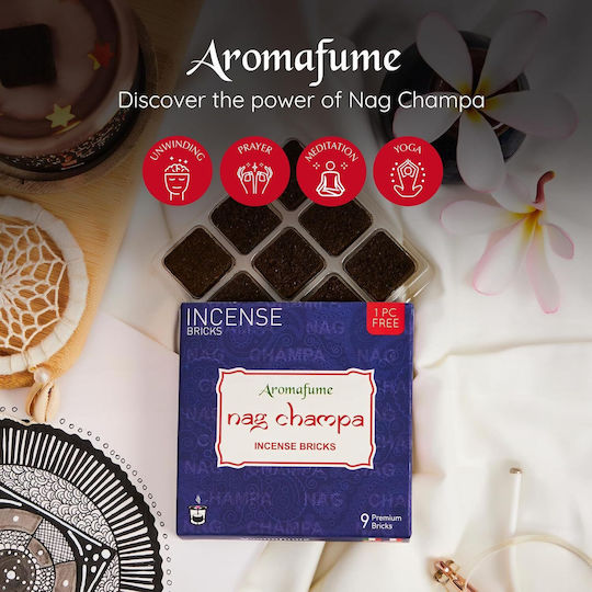 Incense Bricks Nag Champa 10 Pieces