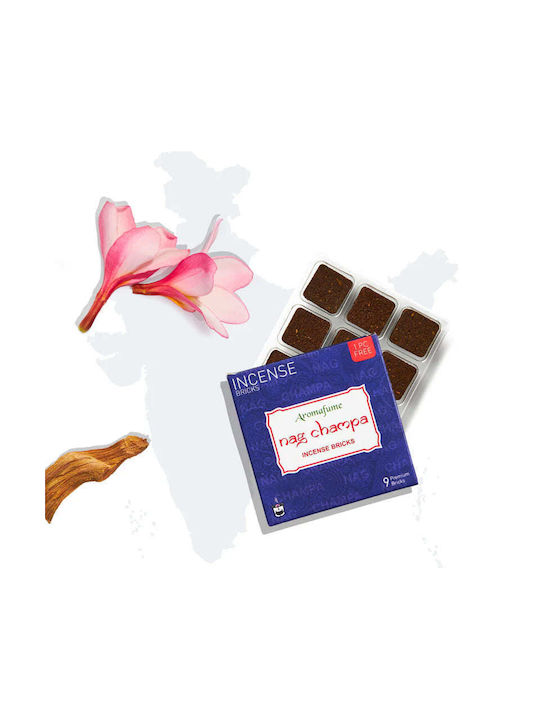 Αρωματικά Τουβλάκια Θυμιάματος Nag Champa Incense Bricks 10τμχ