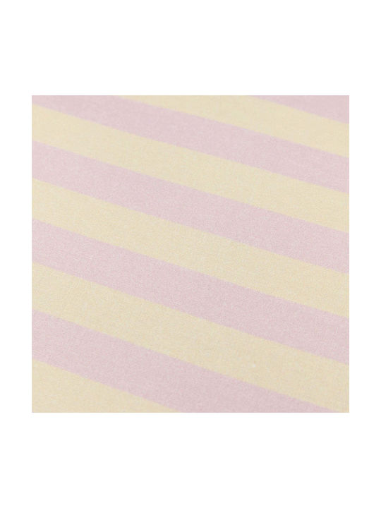 Nobodinoz Διακοσμητική Μαξιλαροθήκη Sheldon Pink Stripes 60x60εκ.