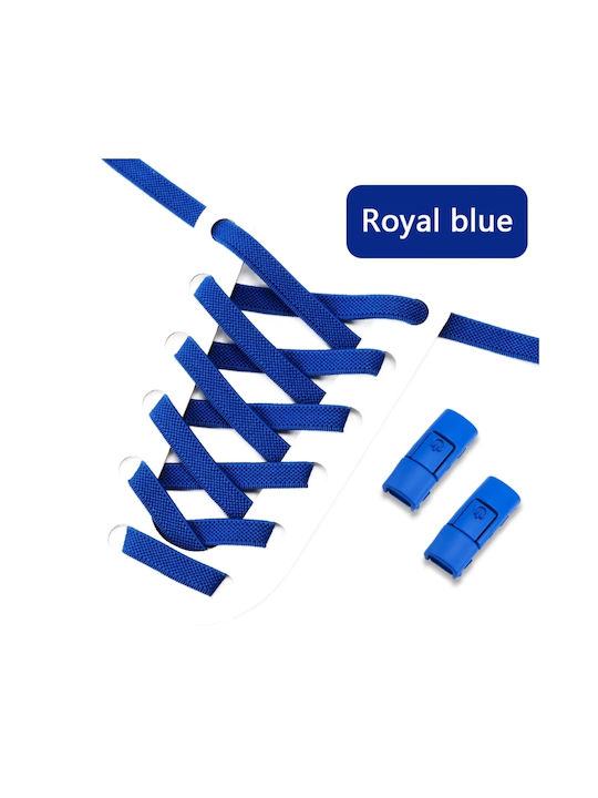 No Tie Shoelaces Kids Blue