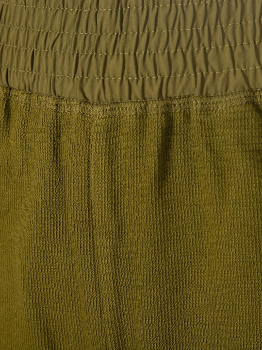 Women's Fabric Trousers Khaki
