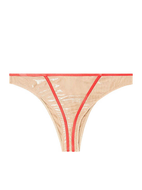 Diesel Unterwäsche-Set für Damen mit Schlupf Beige