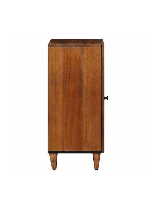 Cabinet de Birou din Lemn Masiv Walnut 40x33.5x75cm