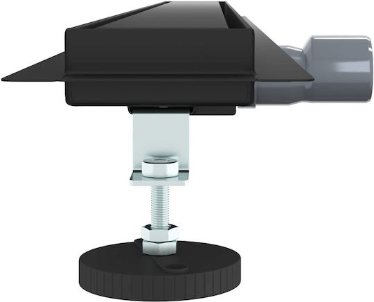 vidaXL Siphon Boden mit Größe 100x11cm Schwarz