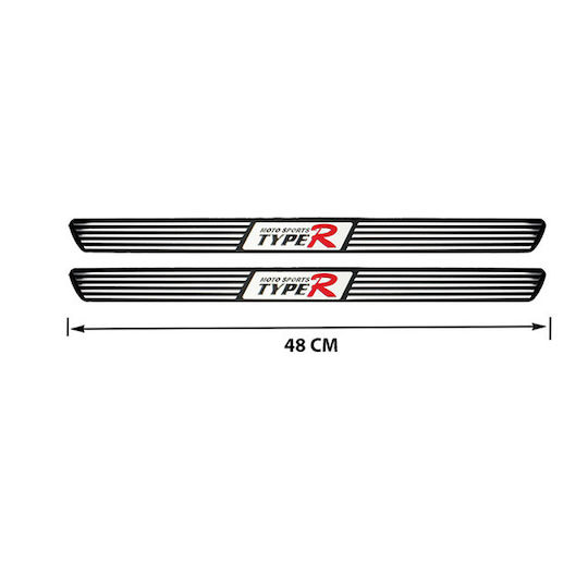 Auto Gs Car Interior Decorative Door Sills Universal 2pcs