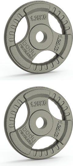 Set Discuri 2 x 1.25kg cu Mânere