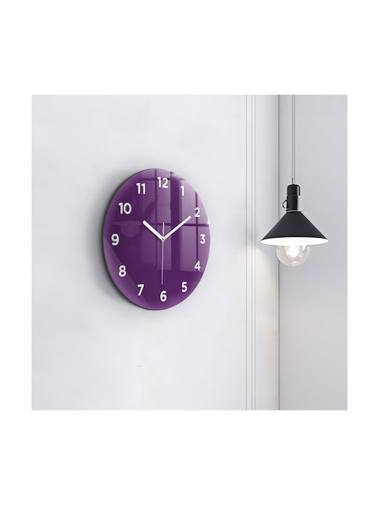 Tulup Ceas de Perete Violet Ø30cm