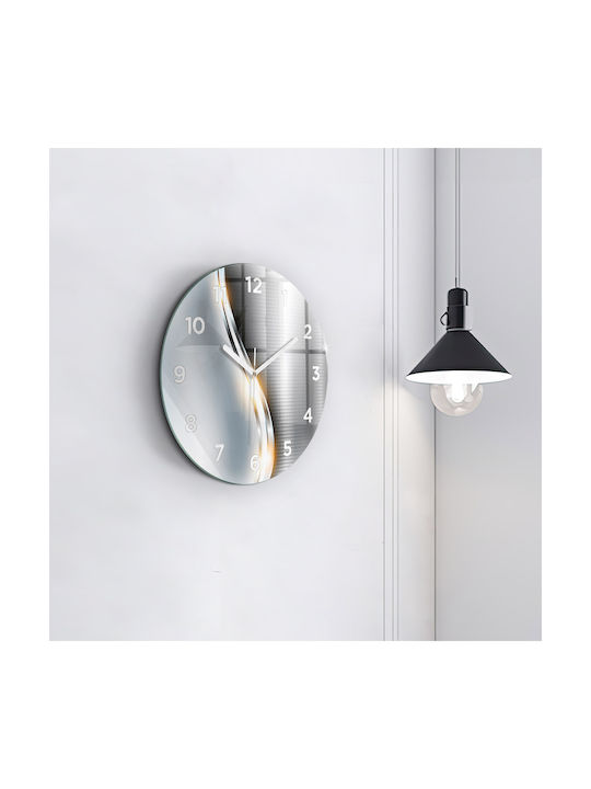 Tulup Wanduhr Glas Gray Ø30cm