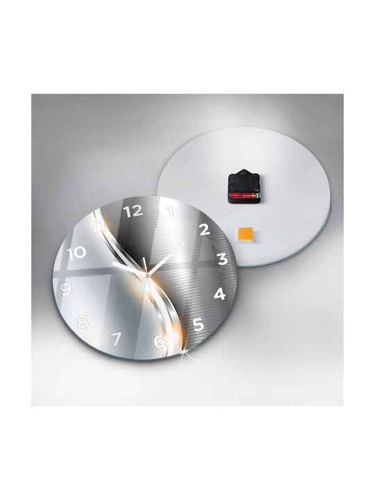 Tulup Wanduhr Glas Gray Ø30cm