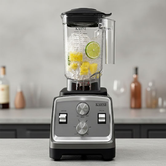 Karni Commercial Blender Karni KAN800 2kw Turbo Gray Color 2Lt With Extra Jug
