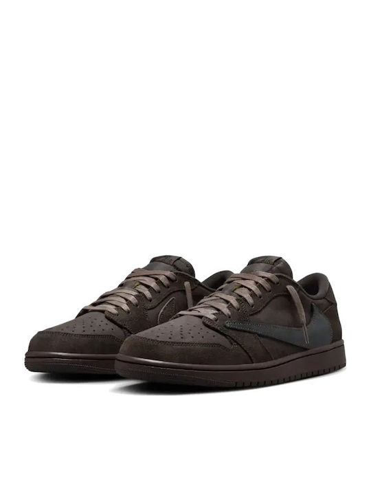 Jordan Air Jordan 1 Retro Low Og Sp Travis Scott Sneakers Velvet Brown