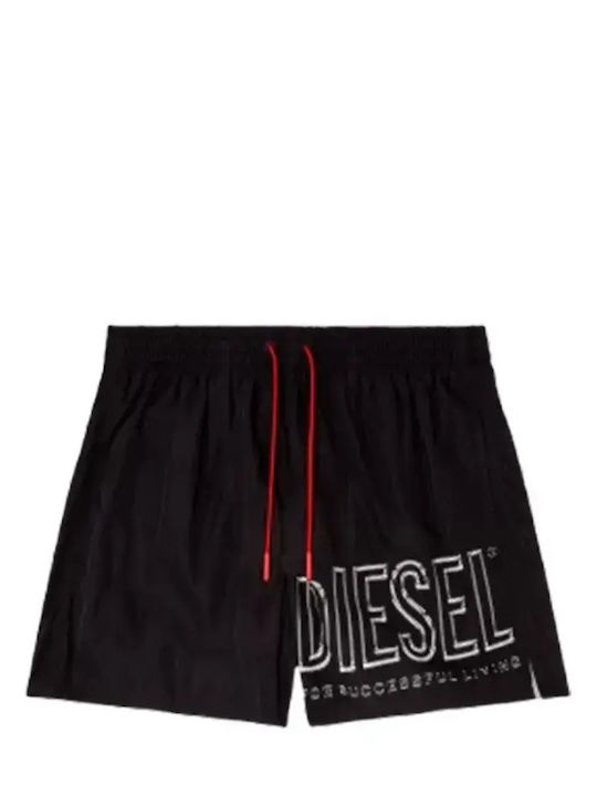 Men's Swimwear Shorts Black With Patterns
