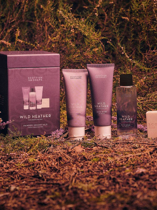 Wild Heather Pamper Essentials Hautpflegeset für Reinigung Körperreinigung 4Stück