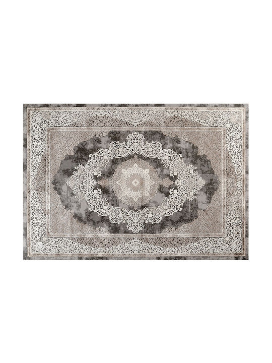Tzikas Carpets Elements Σετ Μοντέρνα Χαλιά Κρεβατοκάμαρας Γκρι 159-0-355-33116-095 3τμχ