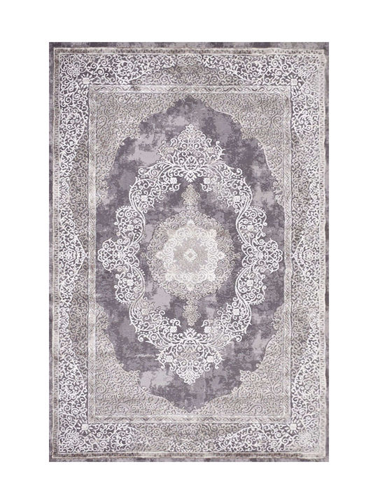 Tzikas Carpets Elements Σετ Μοντέρνα Χαλιά Κρεβατοκάμαρας Γκρι 159-0-355-33116-095 3τμχ